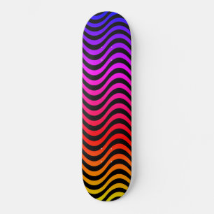 Rainbow Waves Skateboard
