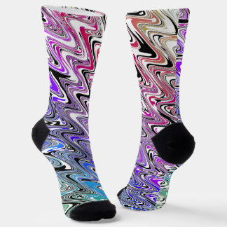 Rainbow Waves Socks