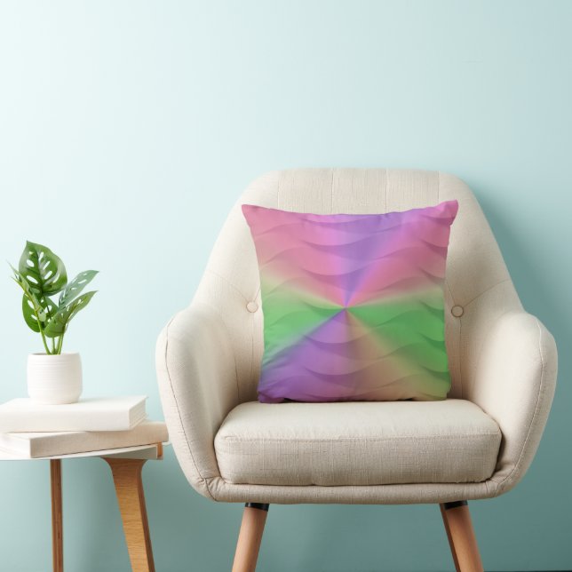 Rainbow Weave Spectrum Cushion (Chair)
