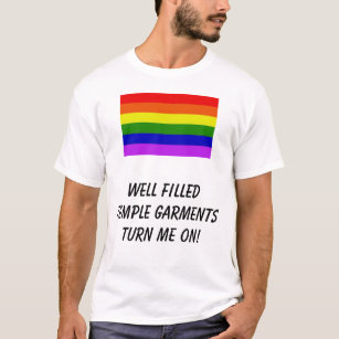 rainbow, Well filled  temple garments turn me on! T-Shirt