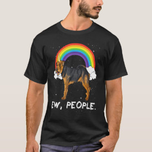 Rainbow Welsh Terrier Ew People Unicorn Dog T-Shirt