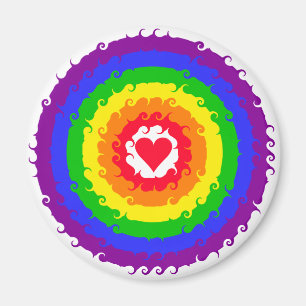 Rainbow Wheel magnet