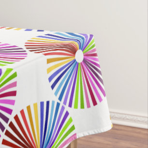 Rainbow Wheel Tablecloth