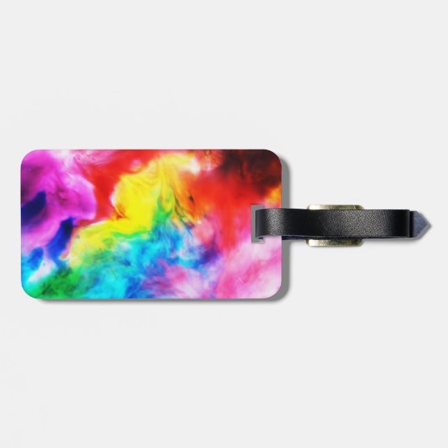 Rainbow Wild Luggage Tag (Back Horizontal)