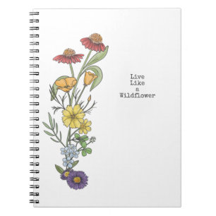 Rainbow Wildflower Sketch Notebook