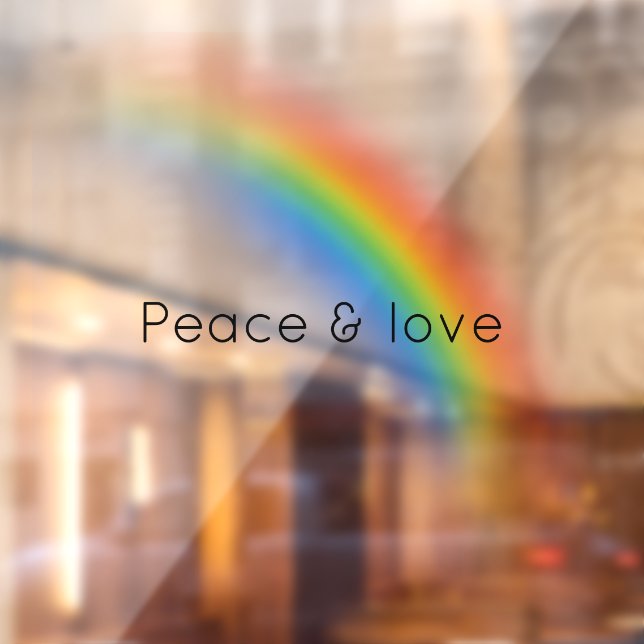 Rainbow Window Cling (Sheet 2)