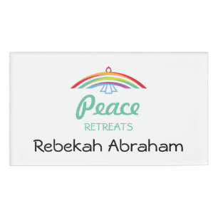 Rainbow Winged Dove (sharp / full colour) Name Tag