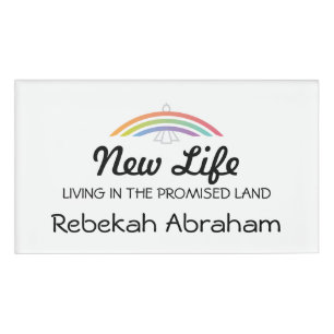 Rainbow Winged Dove (soft) Name Tag