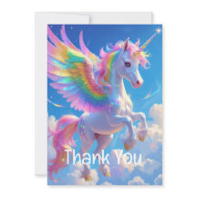 Rainbow Winged Prancing Unicorn 