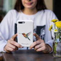 Rainbow Wings: Vibrant Hummingbird Art, custom