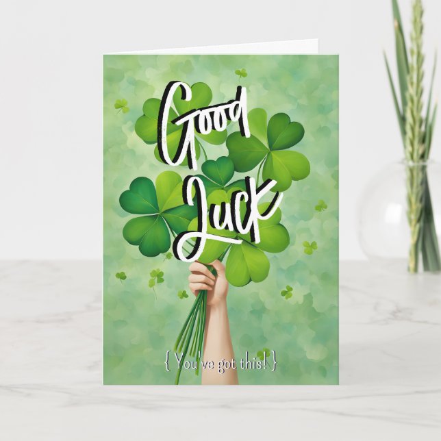 Rainbow Wishes: Good Luck You've Got This! exam Card (Front)