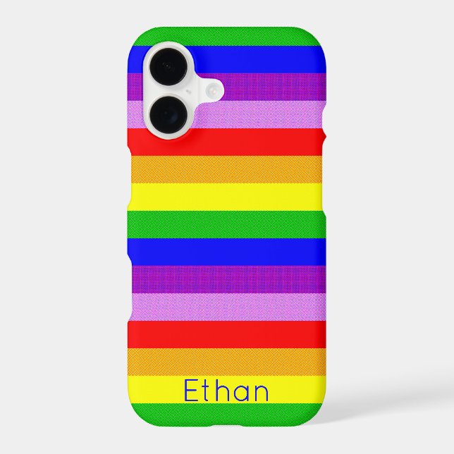 Rainbow with a dotty pattern (Back)