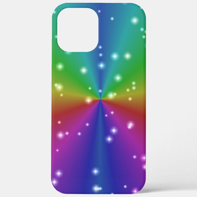 Rainbow with asterisks Case-Mate iPhone case (Back)
