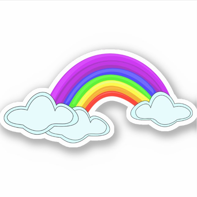Rainbow with clouds (Front)
