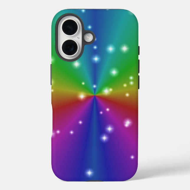 Rainbow with Stars Case-Mate iPhone Case (Back)
