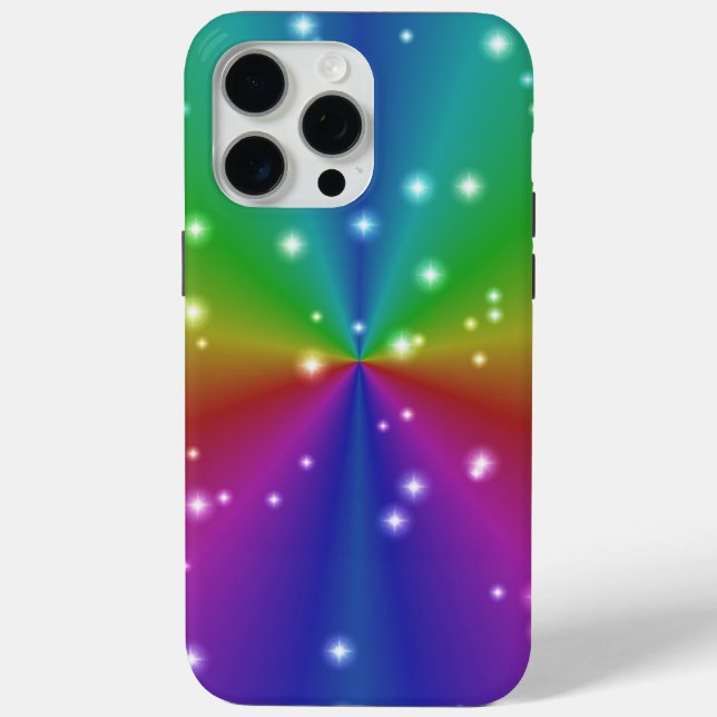 Rainbow with Stars Case-Mate iPhone Case (Back)