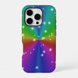 Rainbow with Stars iPhone 16 Pro Case