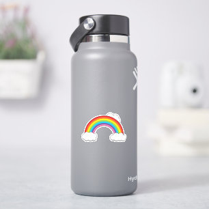 Rainbow with White Clouds