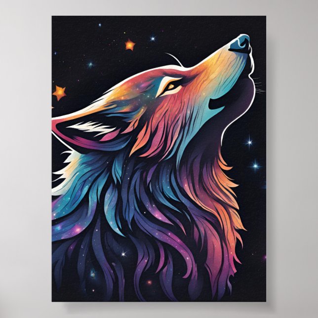 Rainbow Wolf Soul: A Cosmic Tale Poster (Front)