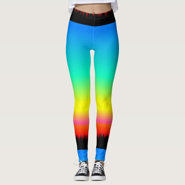 Rainbow Women's Leggings (Front)