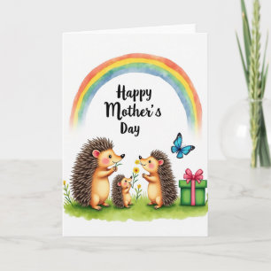 Rainbow Woodland Mother Card