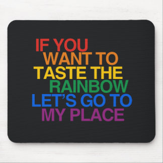 RAINBOW WORDS - .png Mouse Mat