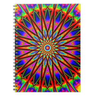 Rainbow World Mandala Notebook