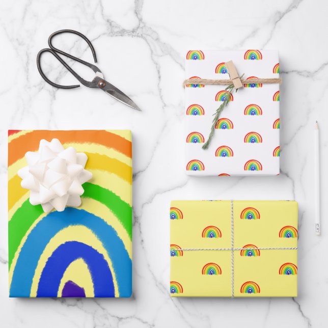 Rainbow Wrapping Paper (Front)