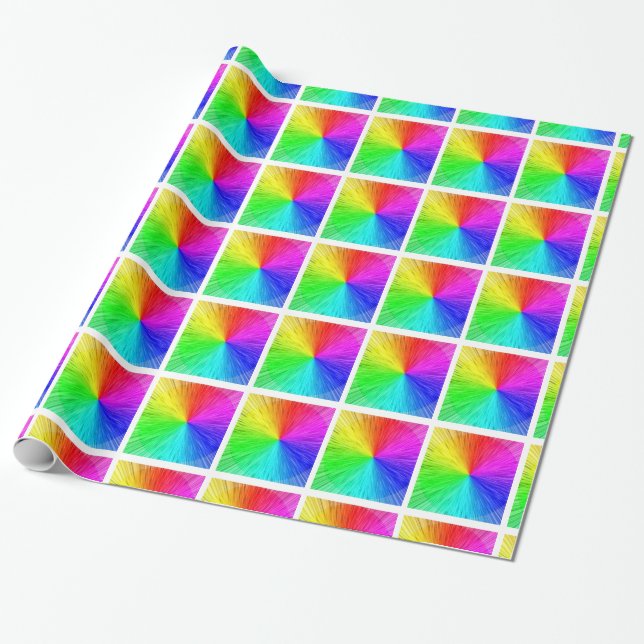 Rainbow Wrapping Paper (Unrolled)
