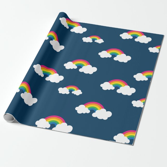 Rainbow Wrapping Paper (Unrolled)