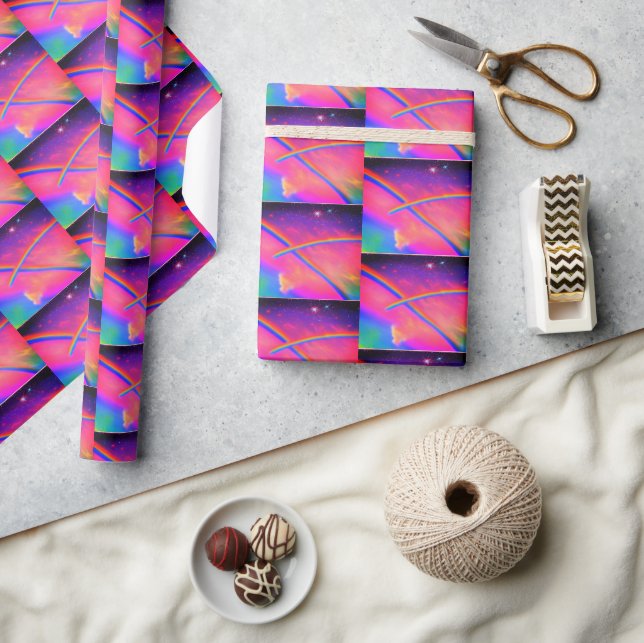 Rainbow Wrapping Paper (Crafts)