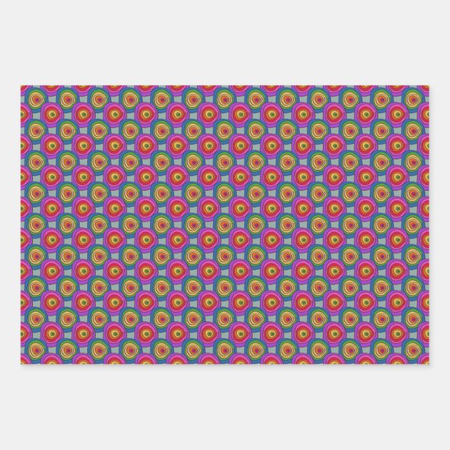 Rainbow Wrapping Paper Sheet (Front)