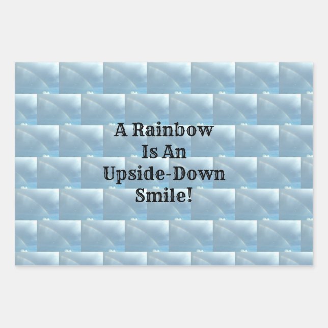 Rainbow! Wrapping Paper Sheet (Front)