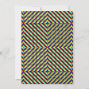 Rainbow X - Greeting Card
