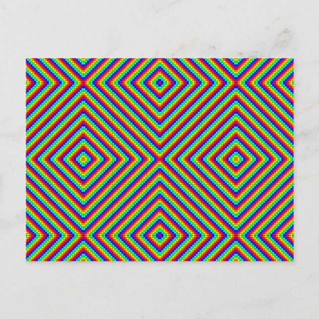 Rainbow X - Postcard (Front)