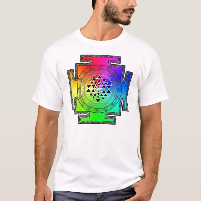 rainbow yantra T-Shirt (Front)