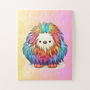 Rainbow Yeti Jigsaw Puzzle