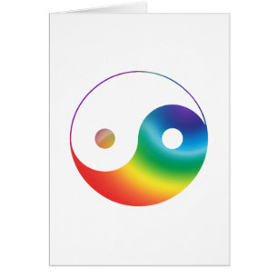 Rainbow Yin Yang Symbol