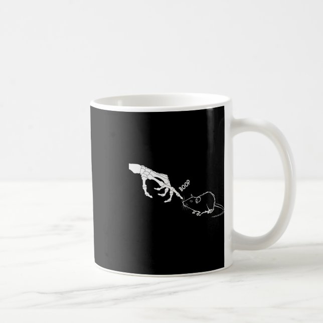 Rainbow Yoga Skeleton Exercise Bone Halloween Part Coffee Mug (Right)