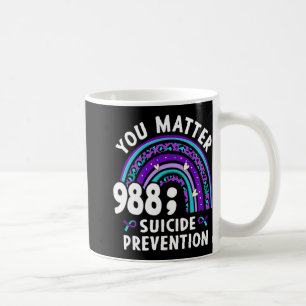 Rainbow You 988 Suicide Preventions Week Ri  Coffee Mug