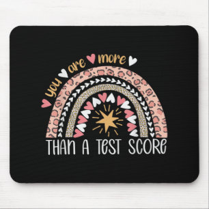 Rainbow You Are More Than A Test Score Test Day  Mouse Mat