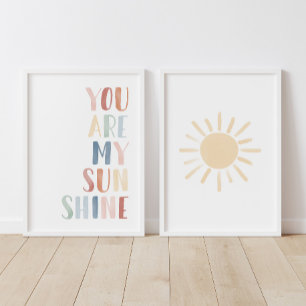Rainbow You Are My Sunshine and Sun Nursery