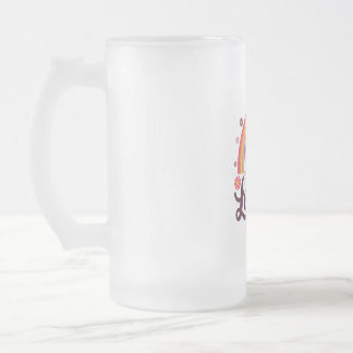 Rainbow You Loved Frosted Glass Beer Mug