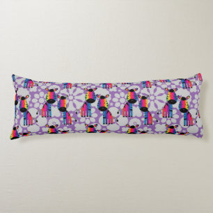 Rainbow Zebra Body Cushion