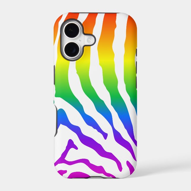 Rainbow Zebra Pattern (Back)