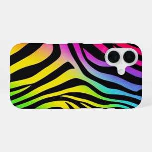 Rainbow Zebra Print Phone Case