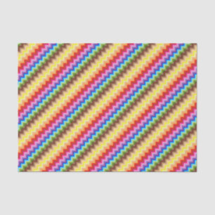 Rainbow Zig Zag Tissue Paper
