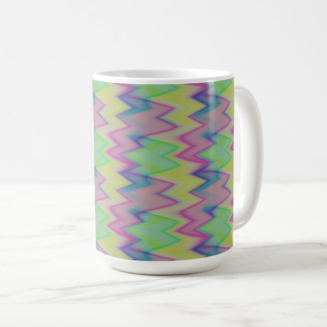 Rainbow Zigzags    Coffee Mug (Front Right)