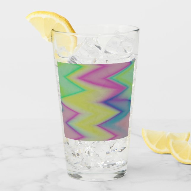 Rainbow Zigzags     Glass (Front Ice)