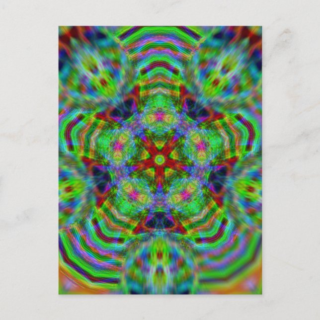 Rainbow'delica Postcard (Front)